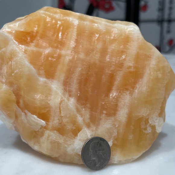 Huge Orange Calcite - Picture 1 of 2